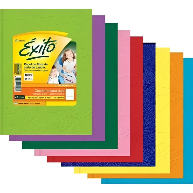 EXITO CUADERNO TAPA DURA N3(E3) 19X24 X100H 100GR RAYADO