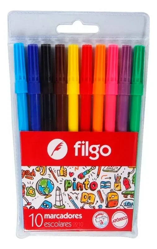 FILGO MARCADOR 2210 ESCOLAR PINTO X10