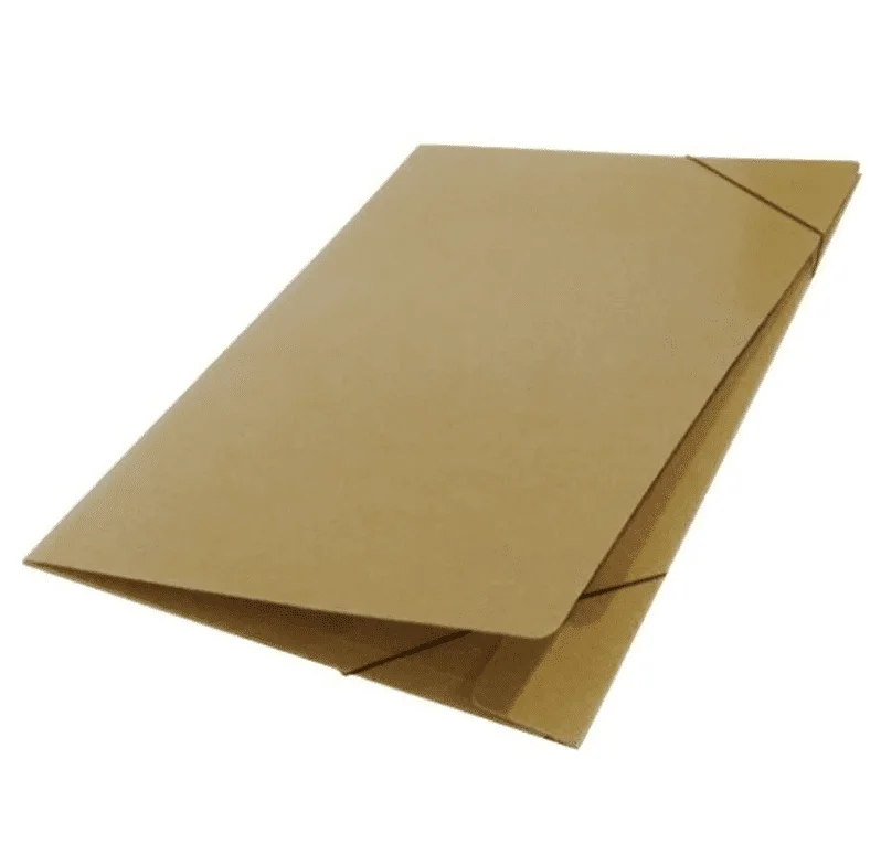 LUMA CARPETA PRESPKRAFT 3 SOLAPAS OFICIO C ELASTICO MARRON