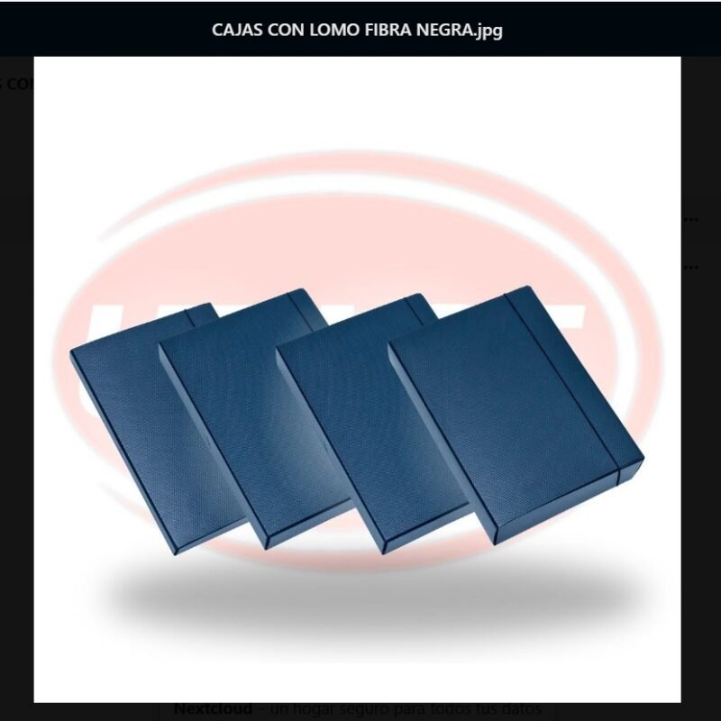 CAJA DE FIBRA NEGRA LOMO N4 (310-400)