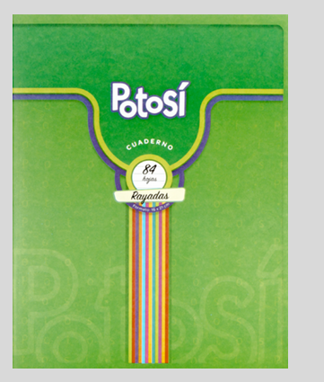 POTOSI CUADERNO TAPA FLEXIBLE X84H PACK X