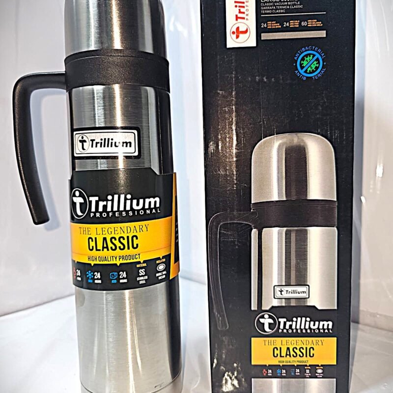 TRILLIUM TERMO MEDIA MANIJA DE ACERO 500ML X30 BULTO PRECIO DOLAR