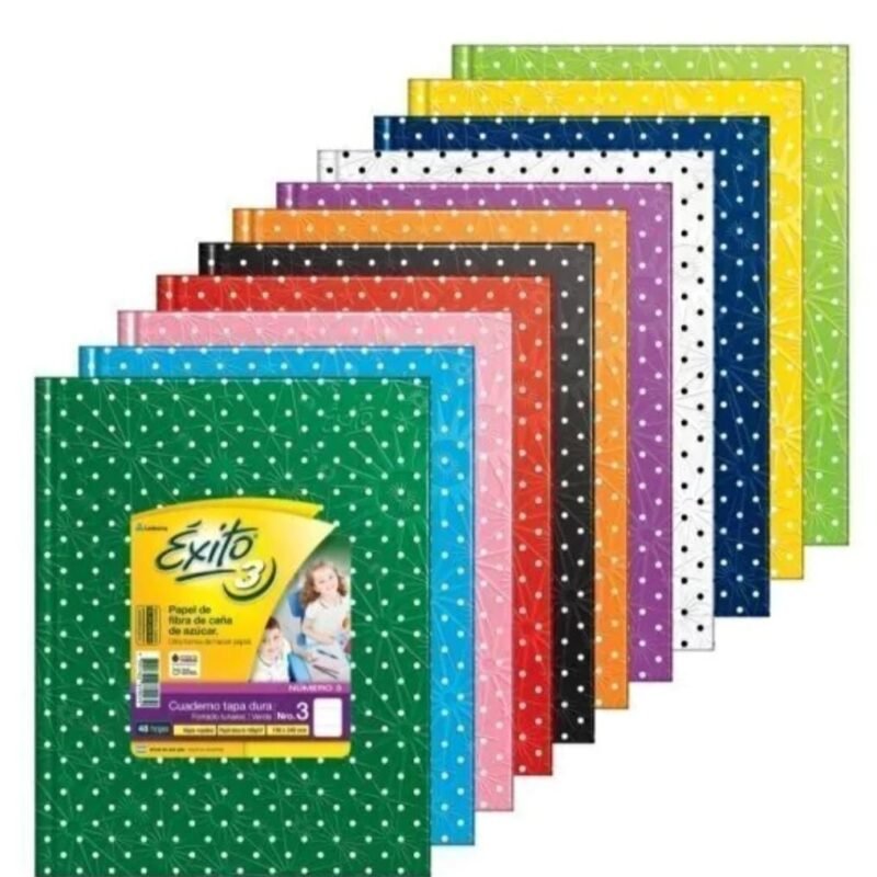 EXITO CUADERNO LUNAR TAPA DURA N3(E3) 19X24 X48H 100 GR