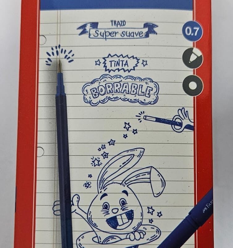 FABER CASTELL REPUESTO BORRABLE MAGIC AZUL CUERPO GRUESO