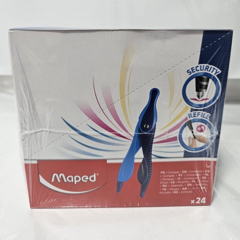 MAPED COMPAS PLASTICO MINA KIDS X24