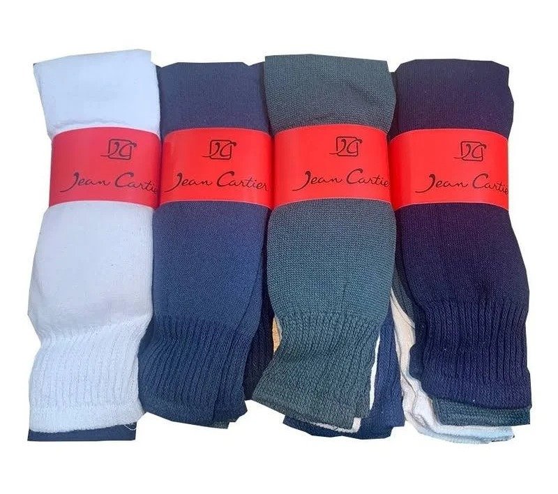 JEAN CARTIER MEDIA DE ALGODON TUBO CON TOALLA FANTASIA-CASUAL MEN PACK P3 XDOC(JC60P3MEN)